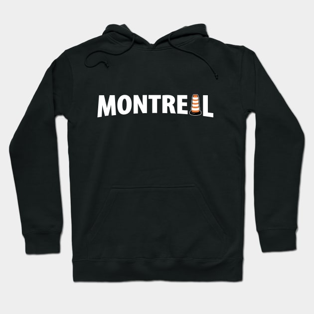 Montreal Traffic Cone Hoodie by Wasabi Snake